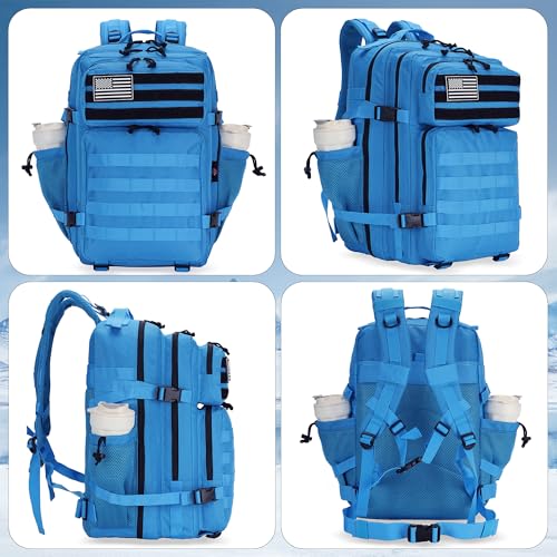 Lovelinks21 45L Tactical Assault Backpack 3 day assault pack with Molle Waterproof backpack Rucksack for Tactical Backpack...