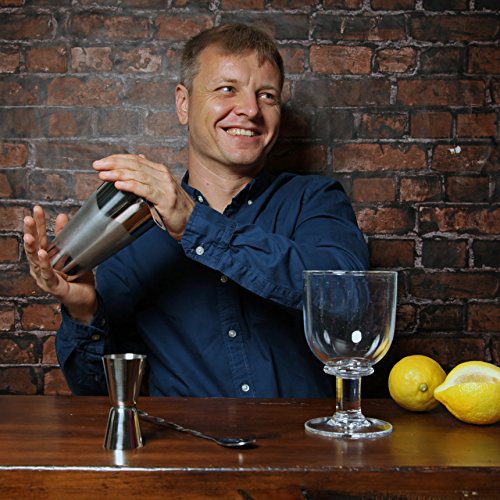 Professional Bartender Kit Cocktail Shaker Set by Toncini | Bartending Tools & Accessories | Stainless Steel Martini Shake...