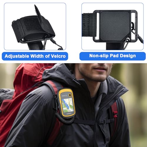 Healvaluefit Backpack Tether for Garmin Handheld GPS Devices, Hiking Backpack Mount Accessory for Garmin inReach eTrex GPS...