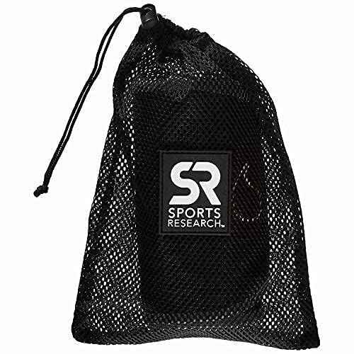 Sports Research Sweet Sweat Thigh Trimmers for Men & Women Increases Sweat & Activity to the Thighs during Exercise (Pink, Large)