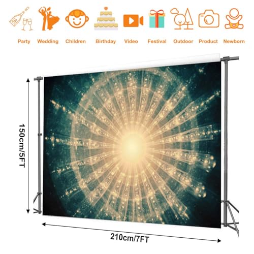 Photography Backdrop Photography Background Miracle Light for Photoshoot Portrait Photo Studio Video Prop Birthday Party B...