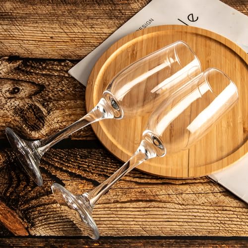 HAKEEMI Elegant Champagne Flutes Set of 16 Champagne Glasses for Wedding or Christmas, 6 oz Ideal for Sparkling Wine - Dis...