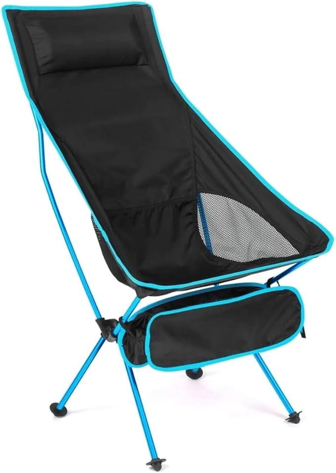 ZHOUKAIDM Folding Chair Outdoor Portable Camping Chair Oxford Cloth Folding Lengthen Camping Fit for Seat Fishing BBQ Fest...
