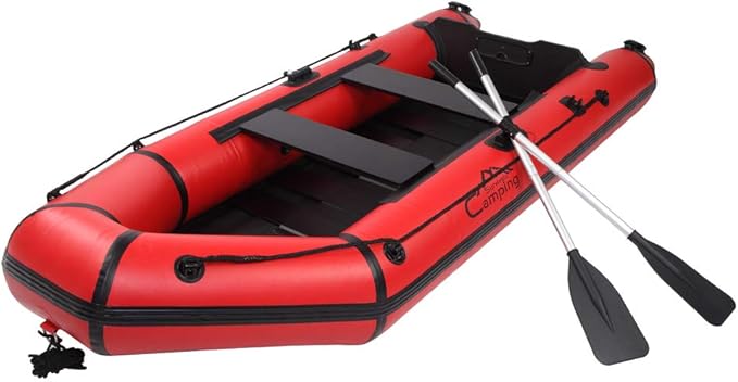 WINGOOD 10ft PVC Inflatable Boat Sport Tender Dinghy Boat Water Adult Assault Boat