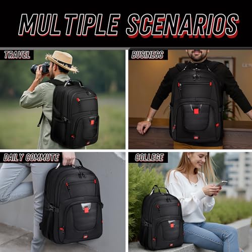 Z-MGKISS Travel Backpack,Extra Large Travel Laptop backpack, Travel Backpack for Men Women with TSA Airline Approved Lugga...