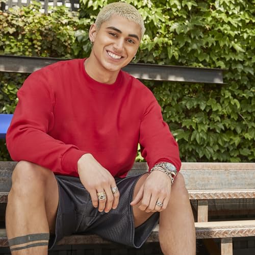 Hanes Men's Sweatshirt, EcoSmart Fleece Crewneck Sweatshirt, Big & Tall Available, 1 or 2-Pack