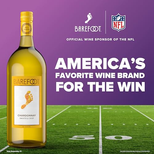 Barefoot Chardonnay, White Wine, 1.5 Liters Bottle