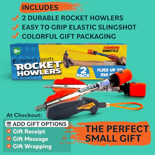 Toy Rocket Launcher for Kids: Outdoor Toys Slingshot Rocket Launchers - Best Gifts for Boys & Girls All Ages - Fun Stockin...