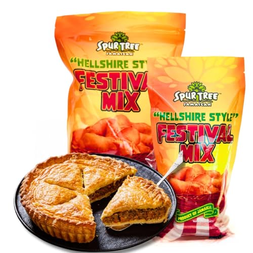 Spur Tree Jamaican Hellshire Style Festival Mix - Seasoned Coating for Crispy Flavor - Frying Magic for Deliciously Easy M...