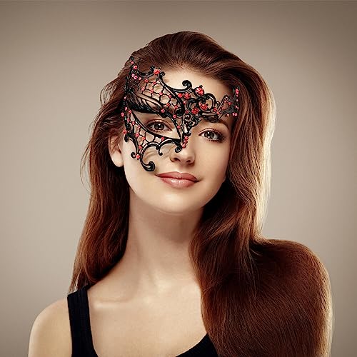 Thmyo Couples Masquerade Mask Venetian Phantom Of The Opera Laser Cut Metal Mask