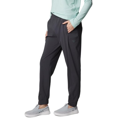 Columbia Women's PFG Uncharted Pull On Pant, Shark, Large