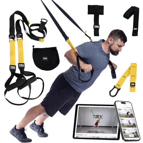 TRX All-In-One Home Gym System – Complete Suspension Training Kit for Strength Training, HIIT & Full-Body Workouts at Home...