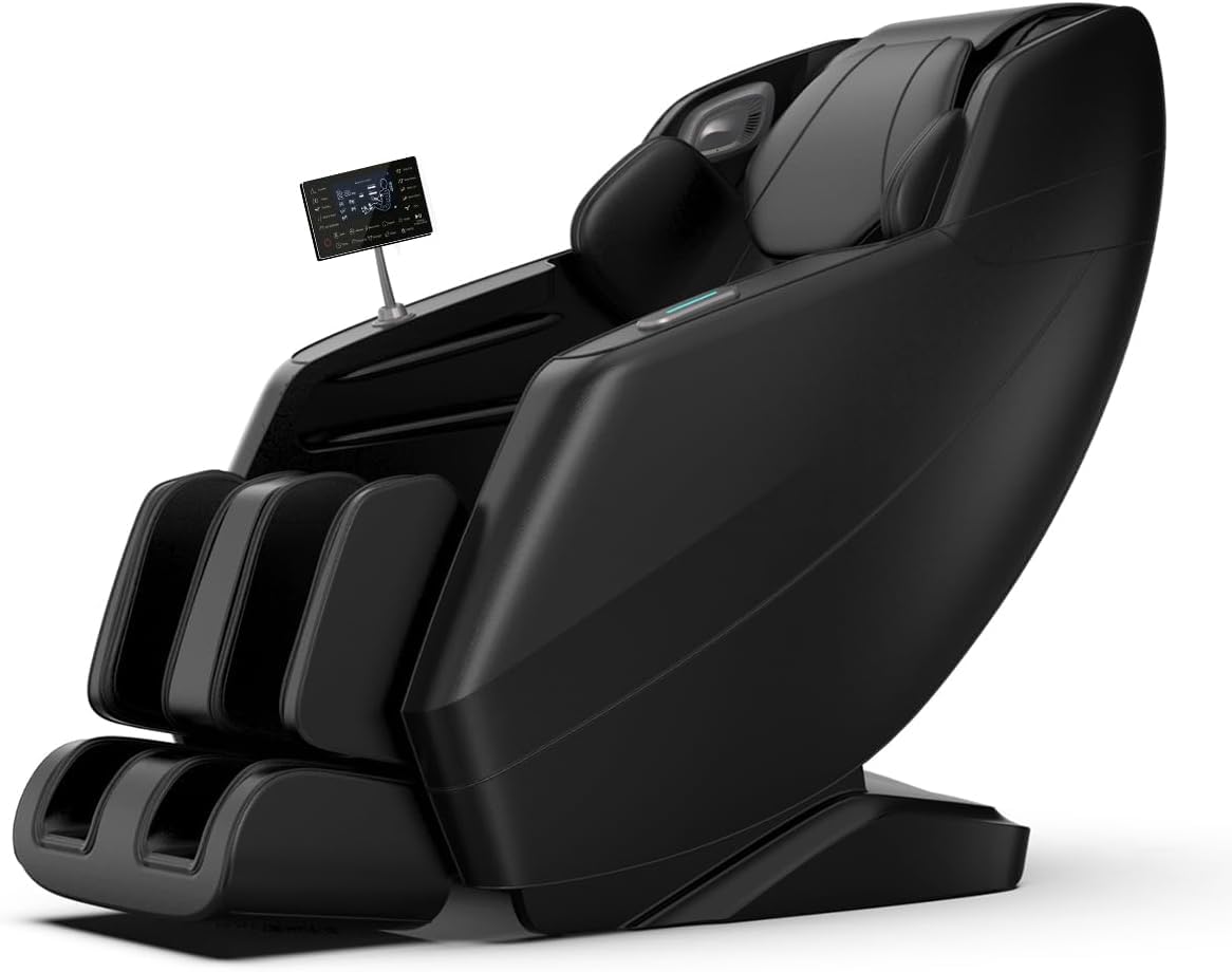 micmi Massage Chair Full Body, 4D Zero Gravity Massage Chair Recliner with Airbags SL-Track Shiatsu Massage, 12 Auto Modes, Back Heating, Touch Screen Controller