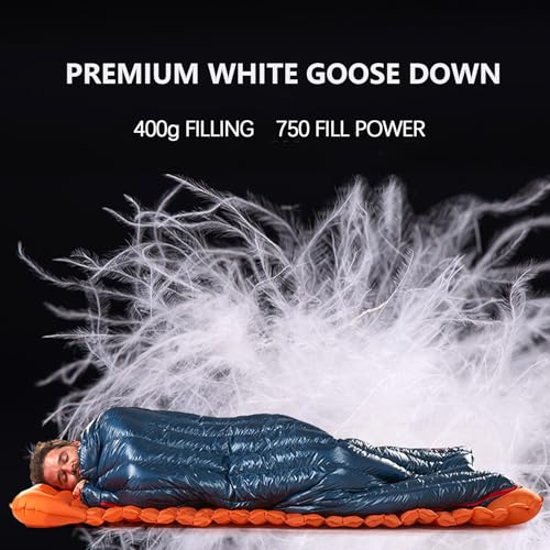 Naturehike Down Sleeping Bag 650 Fill Power Lightweight Compact for Backpacking Camping Hiking Traveling with Compression ...