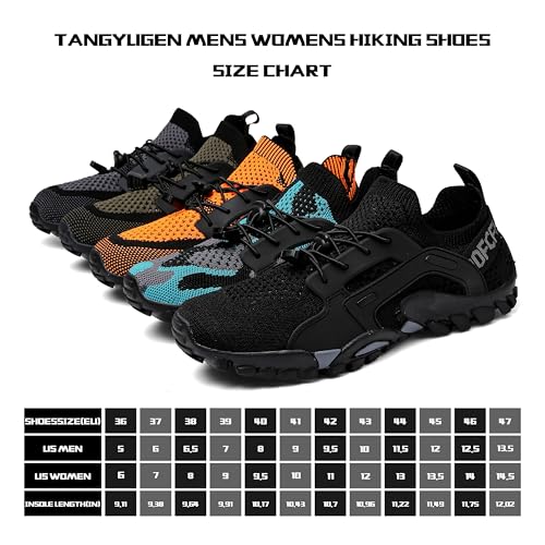 TANGYUGEN Water Shoes Mens Womens Hiking Shoes Beach Aqua Shoes Slip Resistant Lightweight Breathable Outdoor Walking Jogg...