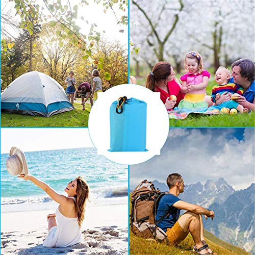 Eastjing 79" x 57" Sand Free Beach Blanket Water Resistant & Sand Proof Beach Mat, Soft Ripstop Nylon Pocket Picnic Blanke...