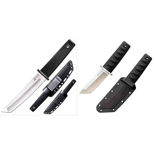 Cold Steel 17TZ Kobun, Black, One Size & Kyoto I / 6 5/8" Overall / 3 1/4" Blade Mini Japanese Tanto Point