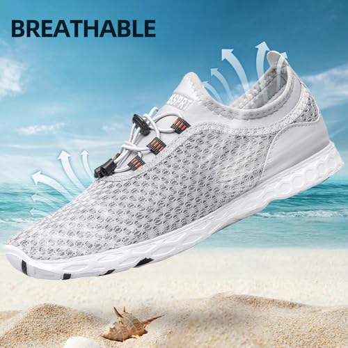 DOUSSPRT Men's Water Shoes Quick Drying Sports Aqua Shoes