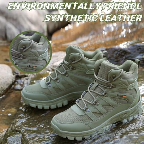 POGEPE Men's Hiking Boots Hiking Shoes,Waterproof Outdoor Trekking Backpacking Mountaineering Boots 8061