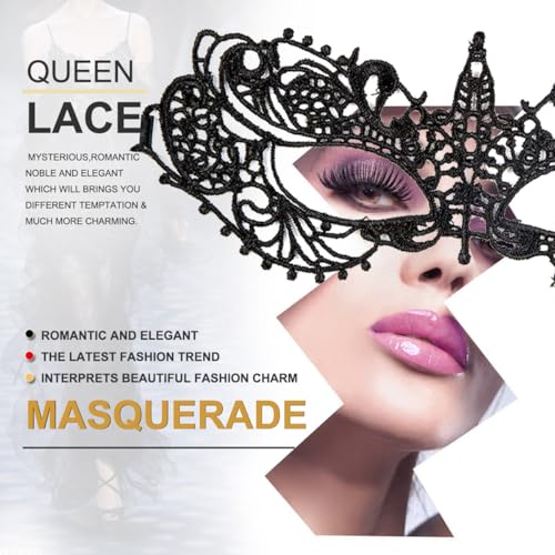 MYMENU Masquerade Mask for Women Venetian Lace Eye Masks For Party Prom Ball Costume Mardi Gras Party Supply
