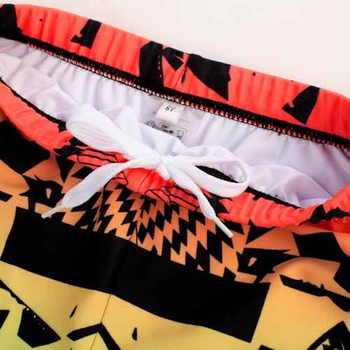 GRACE KARIN Boys Rash Guard Swim Set Boy Two Piece Long Sleeve Swimsuit Kids Bathing Suit Size 6-13Y