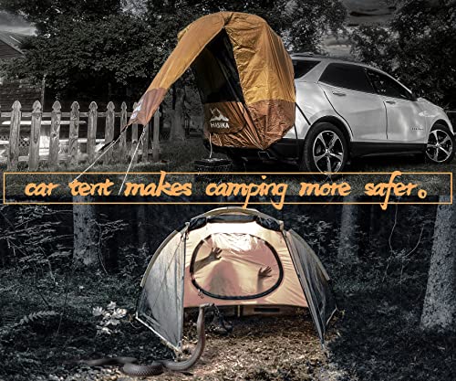Hasika Camping Tent 2 Person Sun Shade Privacy Shelter Easy Set Up 120 Seconds Waterproof 3000MM UPF 50+ Yellow