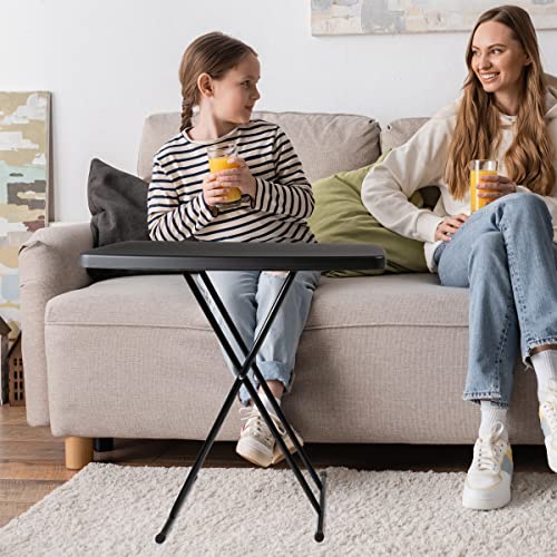 Folding Table - Lightweight Portable Folding Desk - Small Plastic Table for Camping, Playing Cards, and Crafting by Everyd...