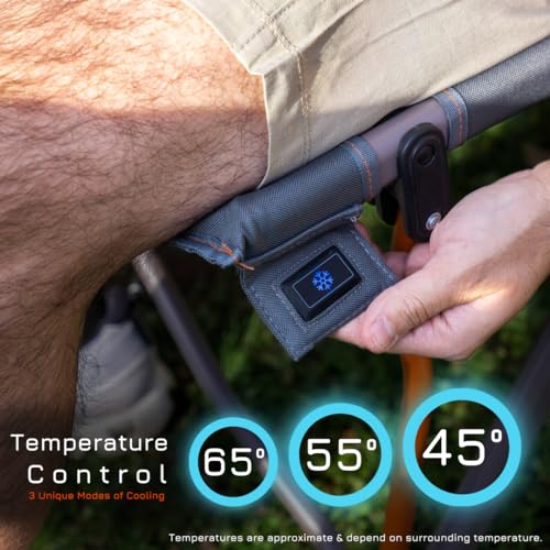 Ecto TOPR Cooling Cushion, Cools Down 45 Degrees up to 10 Hours, Battery Powered for Chair, Bleacher, Car Seat, Camping, G...