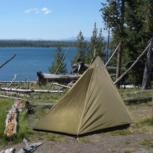 HipierFx 1 Person Tent Ultralight Tipi Tent for Outdoor Camping Backpacking Hiking One Man Small Tent