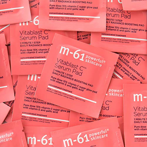 m-61 Vitablast C Serum Pad | Serum Pad With A Pure Dose Of 15% Stabilized Vitamin C - 30 Treatments