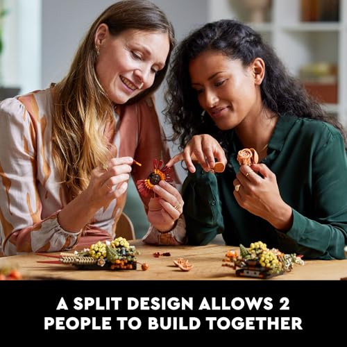 LEGO Icons Dried Flower Centerpiece Building Sets for Adults, Ages 18+ Years - Fall & Thanksgiving Decorations for Dinner ...