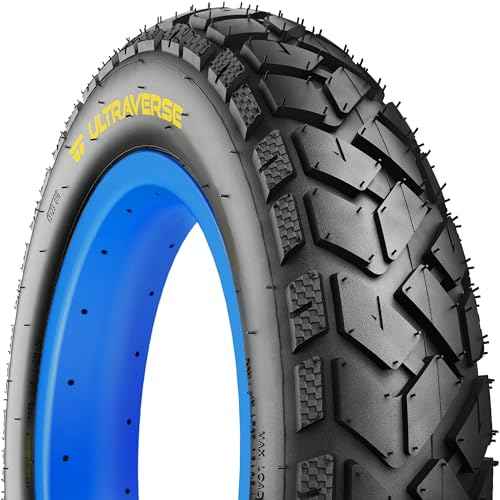 ULTRAVERSE 26x4 E-Bike Fat Tire - Robust, High-Performance 26inch Fat Tyre for MTB and Ebikes, Durable All-Terrain Directional Tread, Superior Density for Street & Trail Adventures-1 Unit