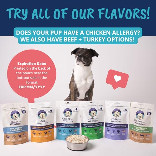 Under the Weather Bland Diet for Dogs | Easy to Digest for Sick Dogs | Always Be Ready | Contains Electrolytes - All Natur...