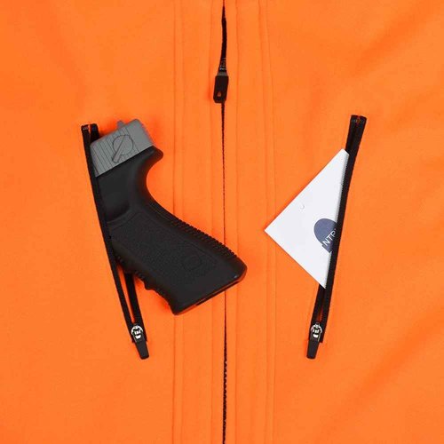 EDTREK Waterproof and Windproof Performance Vest With Plenty Pockets - Quiet and Versatile Hunting Vest (Blaze Orange, X-Large)