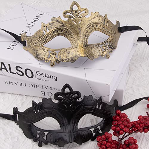 FEQO 80 Pieces Masquerade Masks Vintage Antique Venetian Masks for Men Women