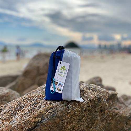 HZJOYUE Outdoor Blanket (71" x 55") -Compact, Lightweight, Sand Proof Pocket Blanket Best Mat for The Beach, Hiking, Trave...