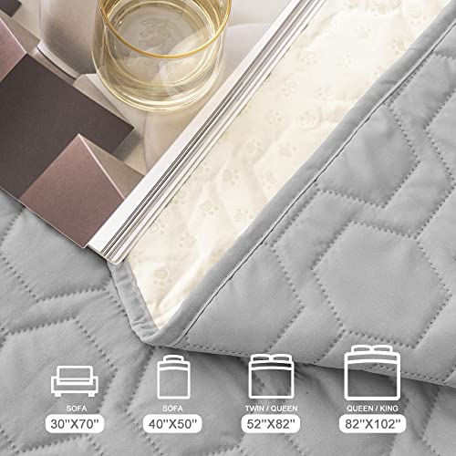 Tcksstex Waterproof and Non-Slip Dog Bed Cover and Pet Blanket Sofa Pet Bed Mat ，car Incontinence Mattress Protectors Furn...