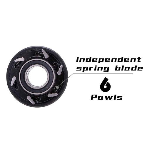 Lixada Bicycle Hub Disc 32H Front&Rear Disc Brake Hub MTB Mountain Bike 6 Pawls 32 Hole Bike Hub Disc 7075 Aluminum Ultralight Bike Disc Brake Hub for 8/9/ 10/11/ 12/13 Speed Cassette