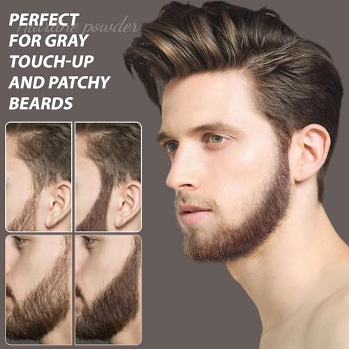 2 Pack Hairline Powder for Women and Men, Used to Root Touch Up Hair Color, Thinning and Gray Hair Coverage and Bald Spots Coverage, Dark Brown