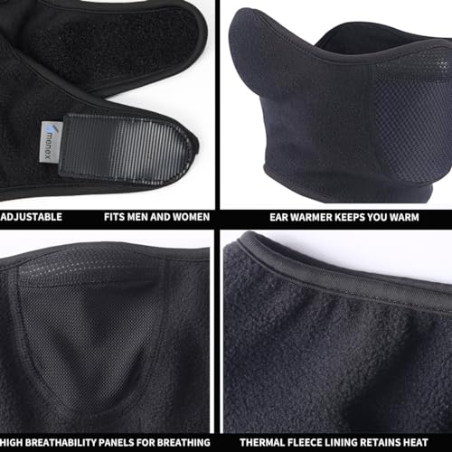 Balaclava Half Face Mask Adjustable Fastener Windproof Men Women for Skiing Snowboarding Motorcycling Winter Face Mask Out...