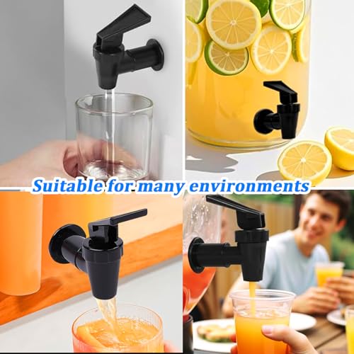 Hgzaccompany Replacement Cooler Faucet Water Bottle Jug, BPA-Free Plastic Spigot Spout Water Beverage Lever Pour Dispenser...