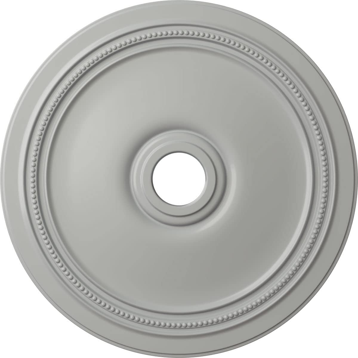 Ekena Millwork Cm24Difrf Diane Ceiling Medallion, 24Od X 3 5/8Id X 1 1/4P (Fits Canopies Up To 6 1/4), Hand-Painted Frost