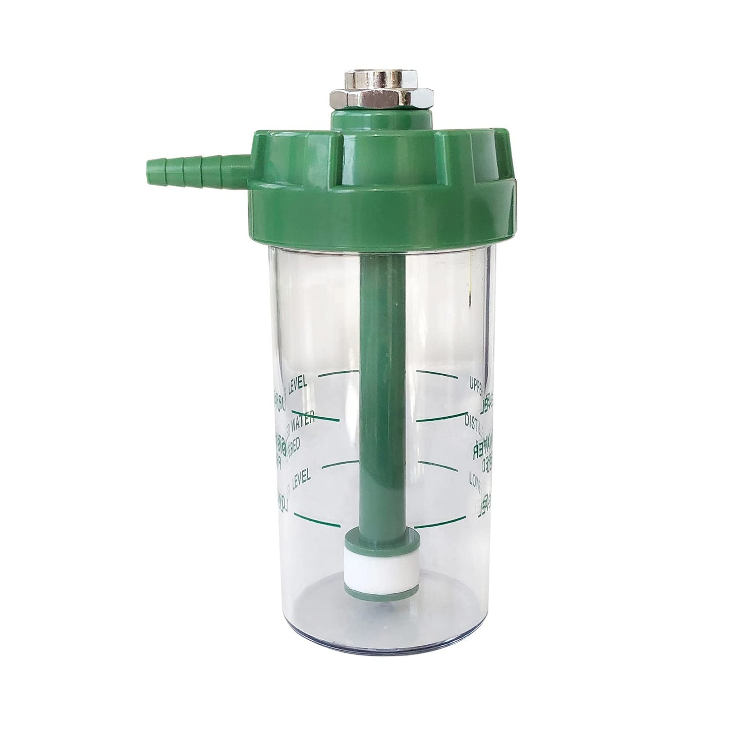 WX-YQ02 Oxygen Pressure Gas Regulator Inhaler O2 Pressure Reducer Oxygen Gauge Flow Meter,Buoy Type Female Thread and Tube