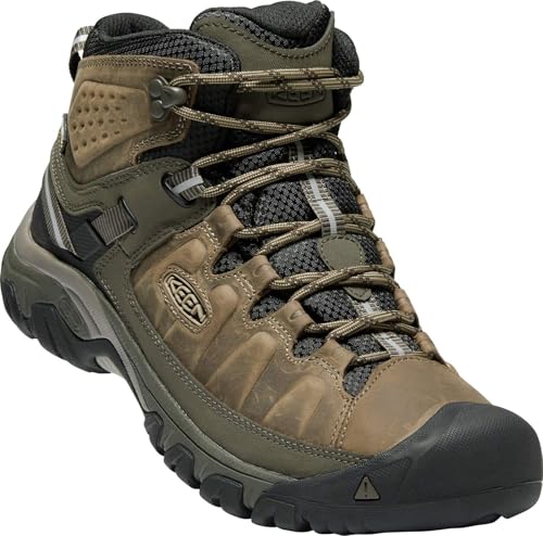 KEEN Men's Targhee Mid Height Waterproof Hiking Boots