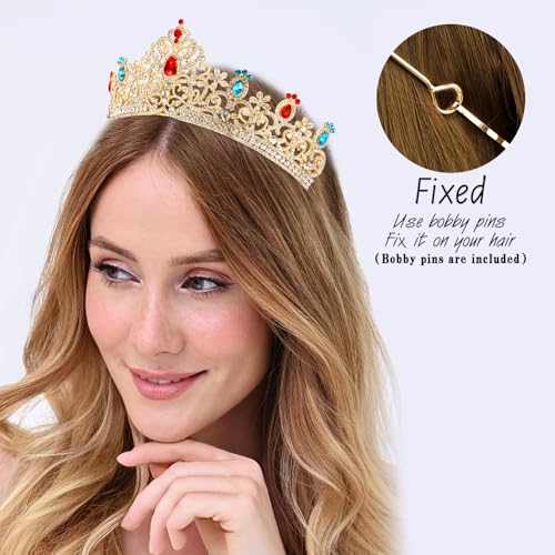 Crystal Crowns for Women Tiaras Bride Royal Queen Crown Princess Tiara Quinceanera Headpieces for Wedding Bridal Headband ...