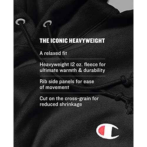 Champion Men's Reverse Weave Crew, Chainstitch Applique