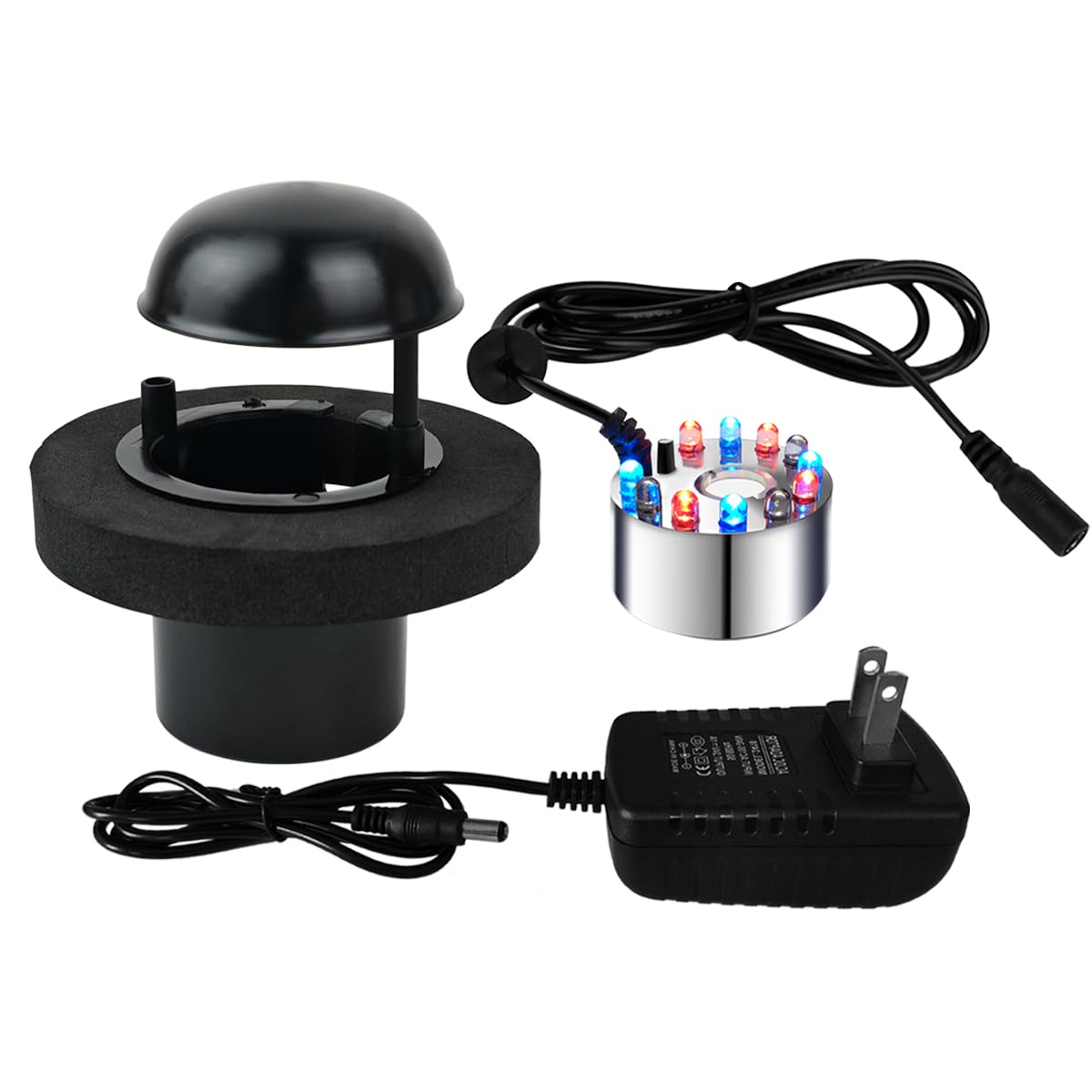 PULACO Mist Maker Fogger with Splash Guard for Halloween