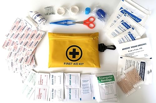 5 Packs 151 Pcs First Aid Kits Small for Survival Emergency Trauma Military Tactical Medical School Office Home Hunting Ca...