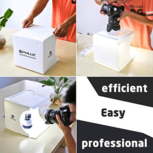 Mini Photo Studio Super Bright Photography Light Box Lightbox Portable Shooting Light Tent with 6 Colors Photography Backd...