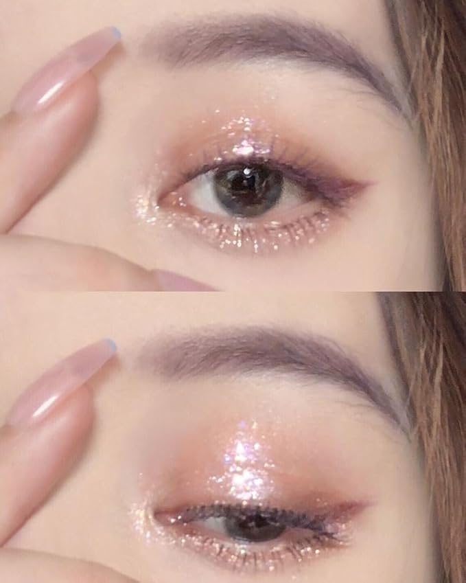 Kayswang 9 Colors Glitter Eyeshadow Makeup Palette, Eye Shadow Powder，Matte High Pigmented Colorful,Creamy Texture, Long LastingEyeshadow Powder Cosmetics,Natural Waterproof (12#)